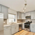 Taupe Kitchen Cabinets